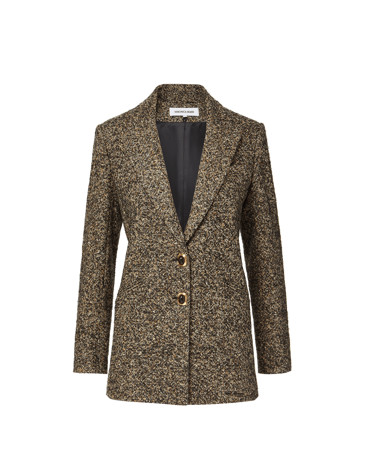 Maci Dickey Jacket in Black Melange - Veronica Beard Premium