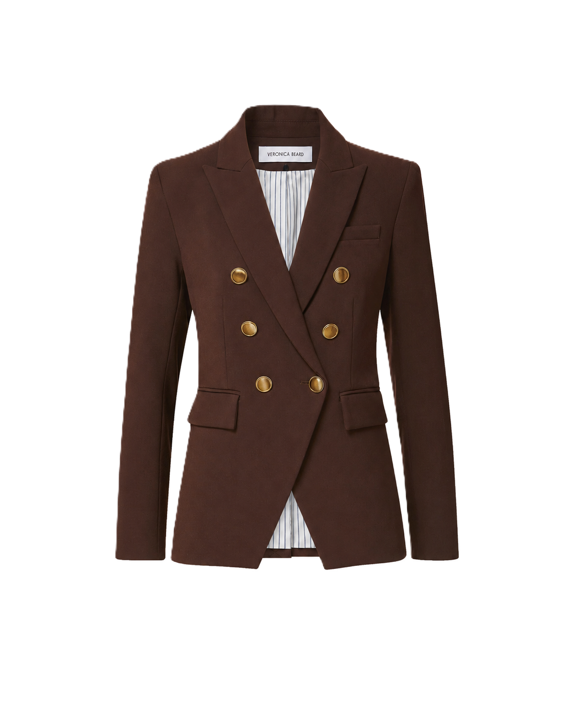 Miller Dickey Jacket in Dark Brown - Veronica Beard Essential