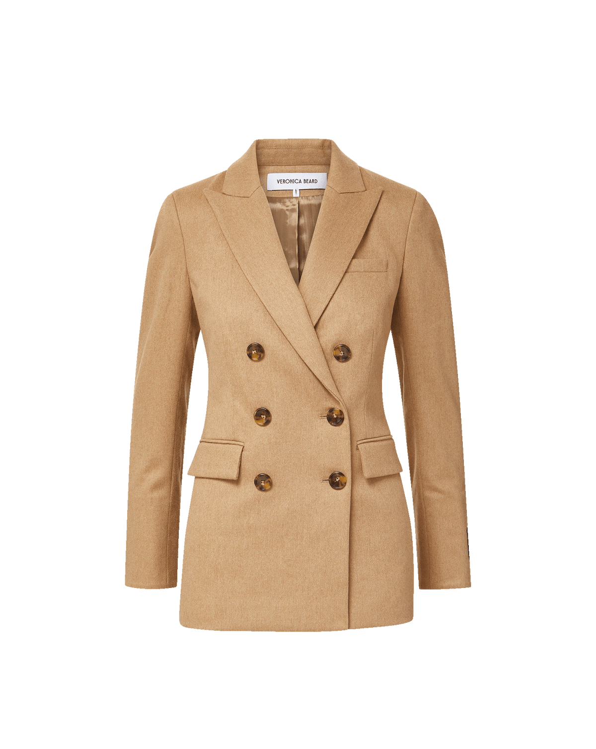 Ellette Camel Hair Dickey Jacket in Camel - Veronica Beard Best Seller