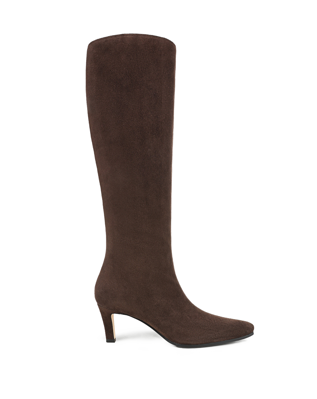 Aisla Mid-Heel Boot in Espresso - Veronica Beard Best Price