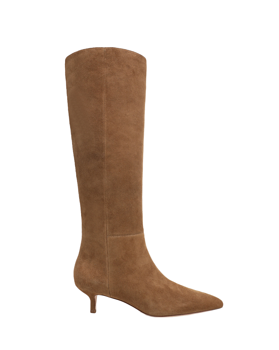 Lisa Kitten-Heel Boot | Wide-Calf in Hazelwood - Veronica Beard Exclusive