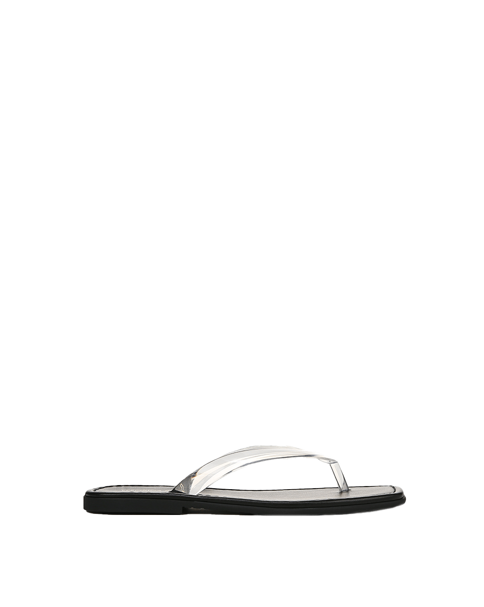 Clea Jelly Flip-Flop Sandal in Clear - Veronica Beard Featured
