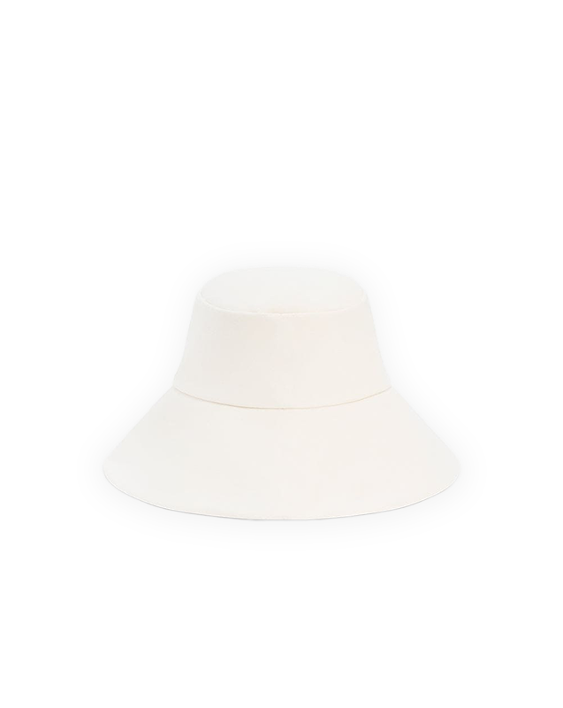 Walker Cotton Bucket Hat in Off-White - Veronica Beard Recommended
