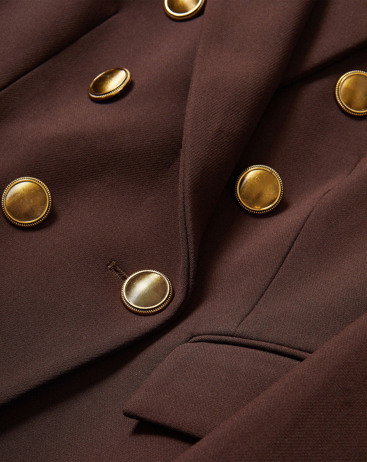 Miller Dickey Jacket in Dark Brown - Veronica Beard Essential