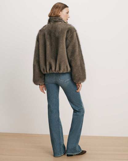 Varell Reversible Jacket in Dark Green - Veronica Beard Essential