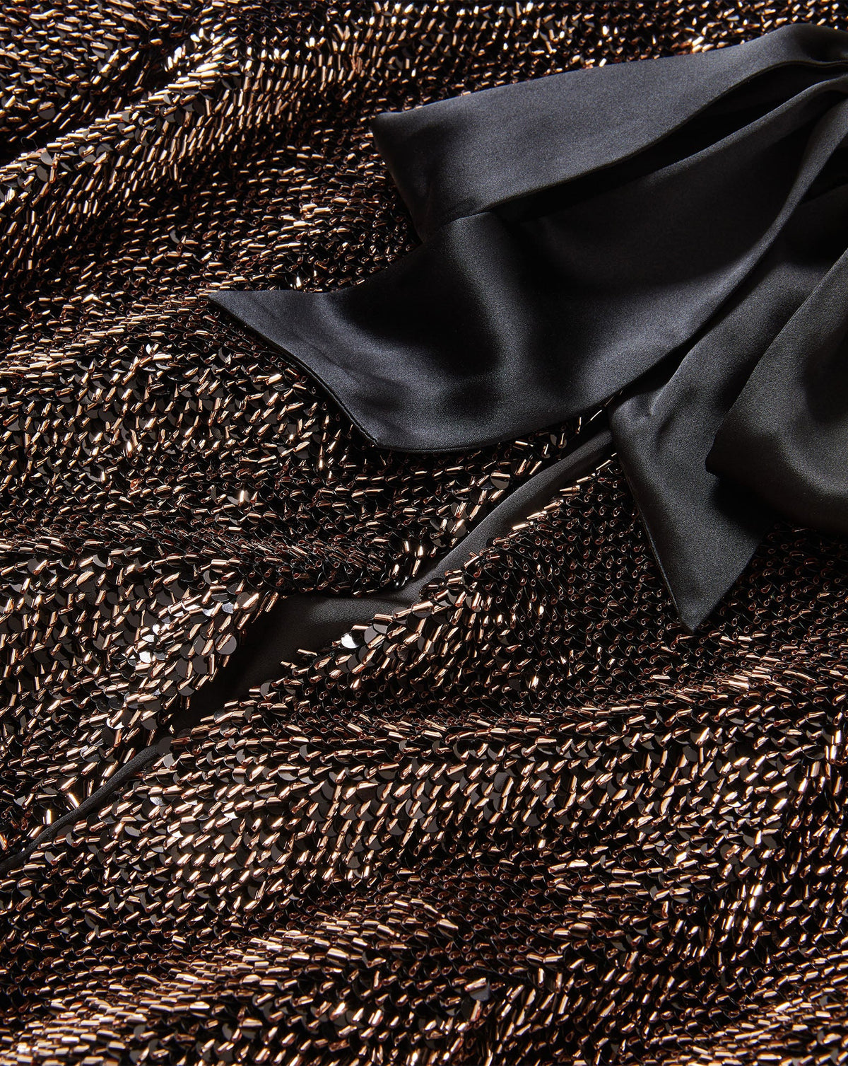 Bancroff Sequin Jacket in Copper/Black - Veronica Beard Classic