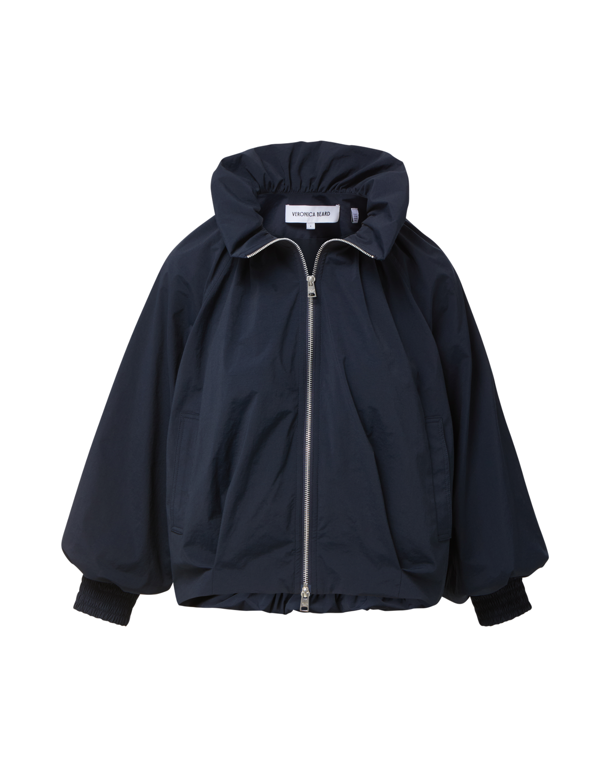 Circe Bubble Jacket in Navy - Veronica Beard Classic