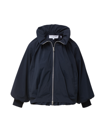 Circe Bubble Jacket in Navy - Veronica Beard Classic