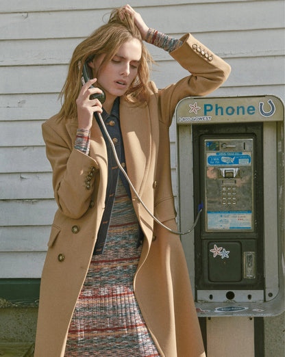 Callahan Dickey Coat in Heritage Khaki - Veronica Beard Sale