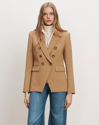 Miller Dickey Jacket in Heritage Khaki - Veronica Beard Essential