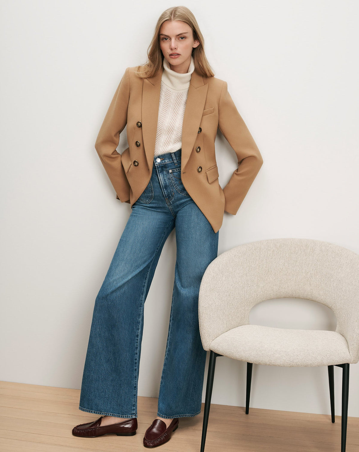 Miller Dickey Jacket in Heritage Khaki - Veronica Beard Essential