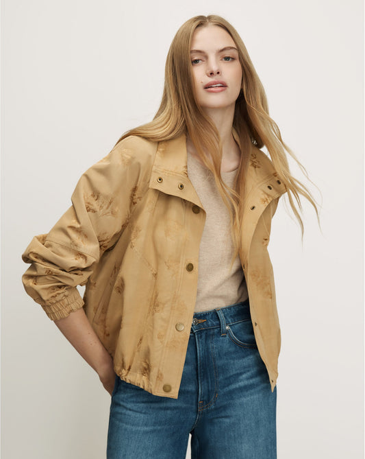 Ainsworth Jacquard Jacket in Tan Sand - Veronica Beard Special Offer