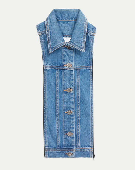 Denim Slate Dickey - Veronica Beard Signature