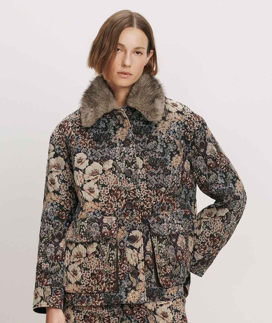 Faux Fur Collar in Taupe - Veronica Beard Deals