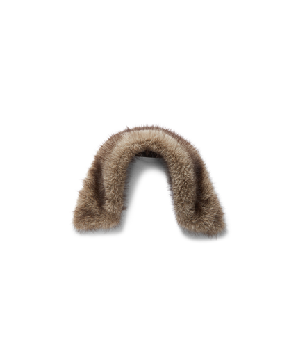 Faux Fur Collar in Taupe - Veronica Beard Deals