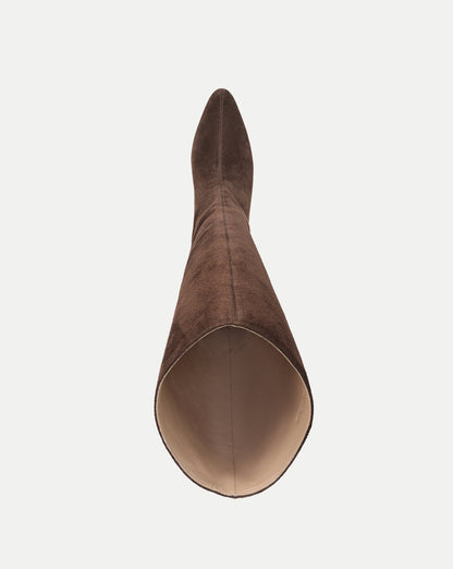 Aisla Mid-Heel Boot in Espresso - Veronica Beard Best Price