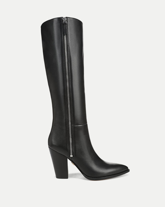 Levanne Block-Heel Boot in Black - Veronica Beard Exclusive