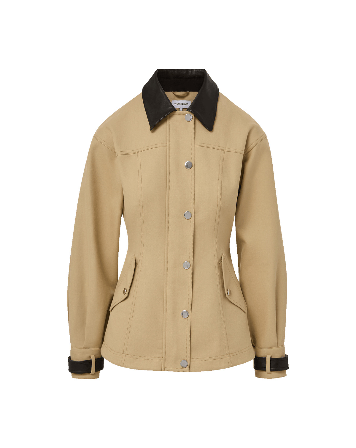 Talla Peplum Jacket in Tan Sand - Veronica Beard Latest