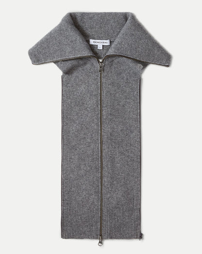 Beach Cashmere Dickey in Medium Heather Grey - Veronica Beard Discount