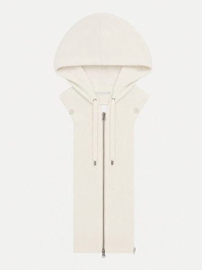 Cashmere Hoodie Dickey in Ivory - Veronica Beard Everyday