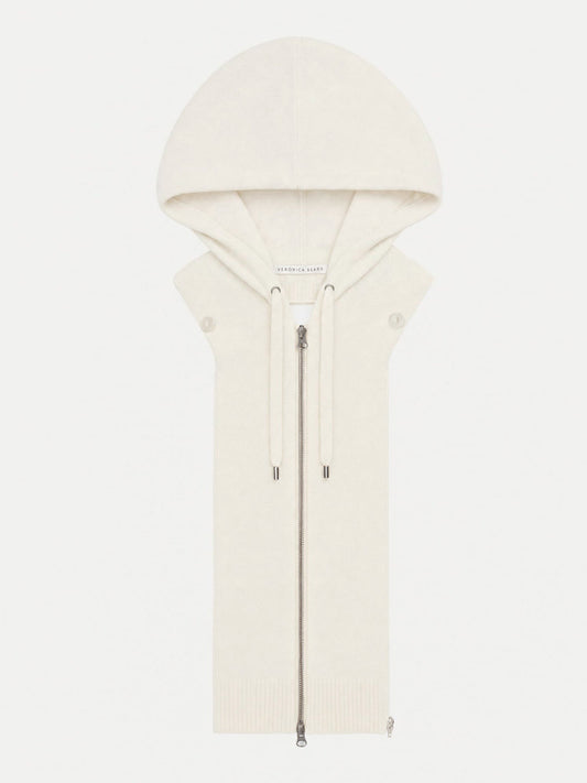 Cashmere Hoodie Dickey in Ivory - Veronica Beard Everyday