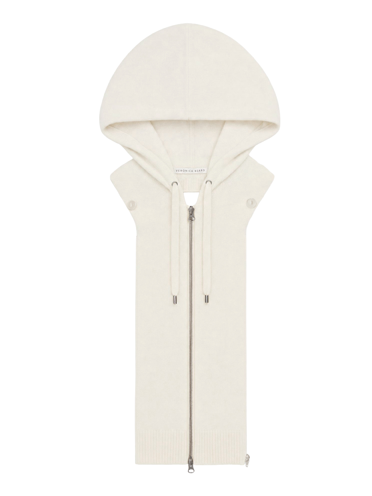 Cashmere Hoodie Dickey in Ivory - Veronica Beard Everyday