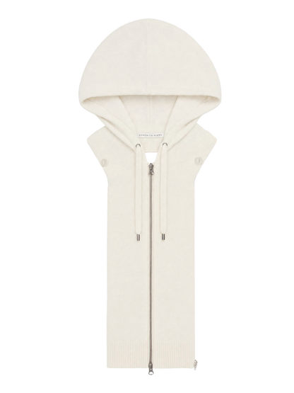 Cashmere Hoodie Dickey in Ivory - Veronica Beard Everyday