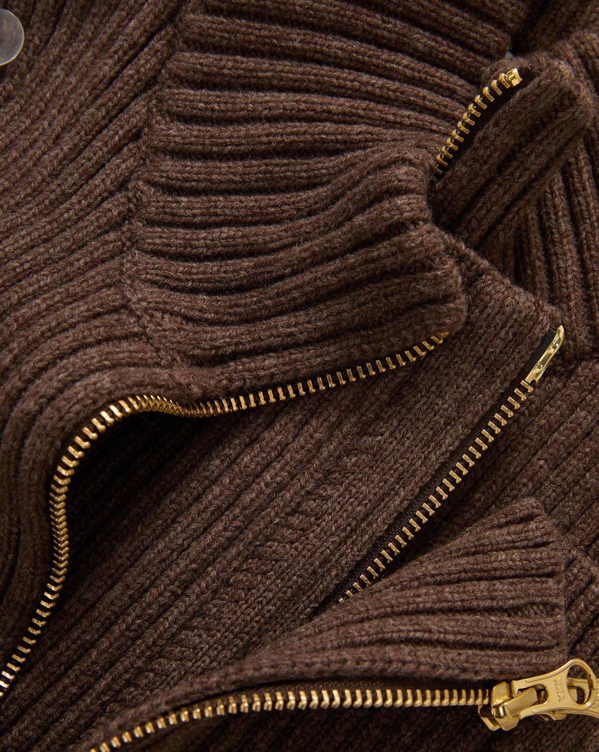 Turtleneck Dickey Insert in Espresso Dark Brown - Veronica Beard Recommended