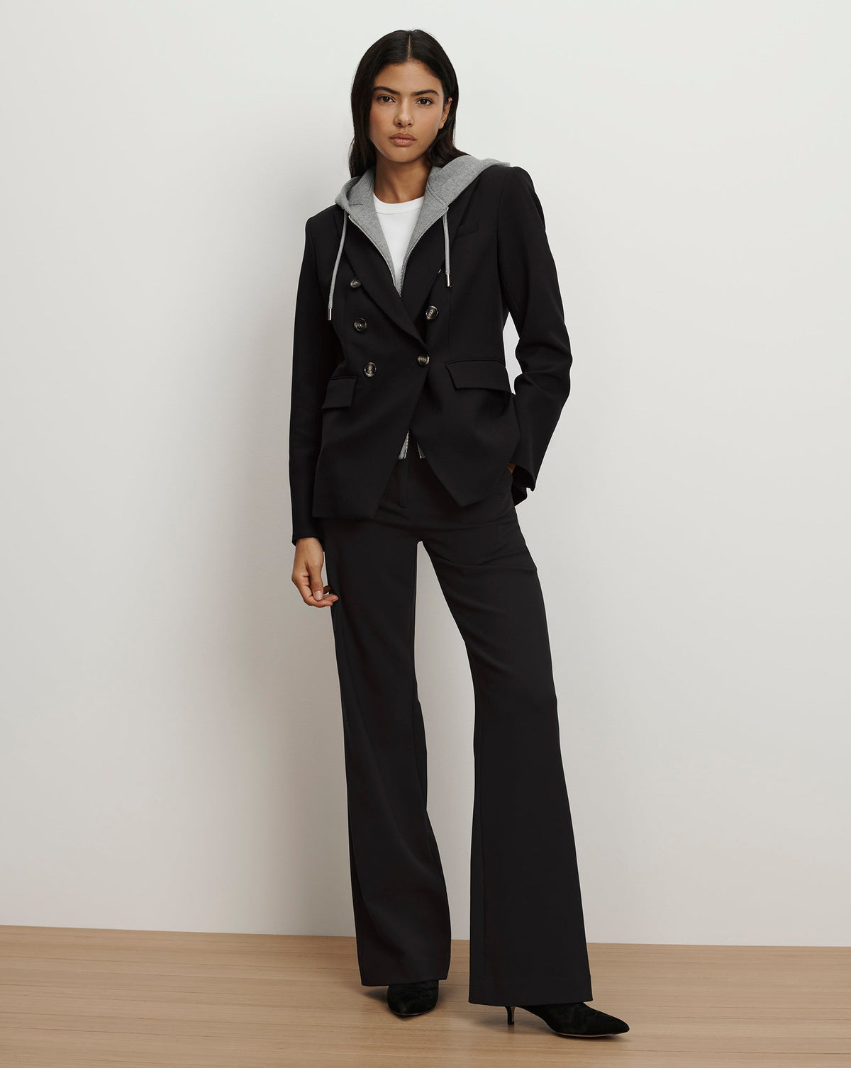 Miller Dickey Jacket in Black - Veronica Beard Classic