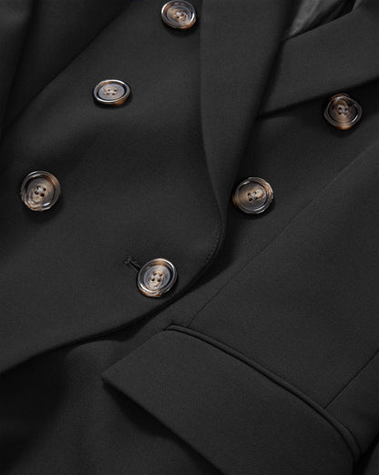 Miller Dickey Jacket in Black - Veronica Beard Classic