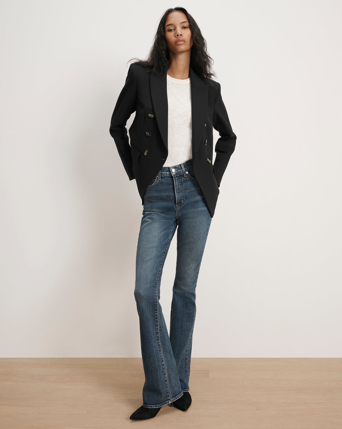 Miller Dickey Jacket in Black - Veronica Beard Classic