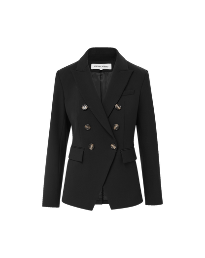 Miller Dickey Jacket in Black - Veronica Beard Classic
