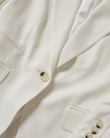 Battista Dickey Jacket in Dove White - Veronica Beard Hot Sale