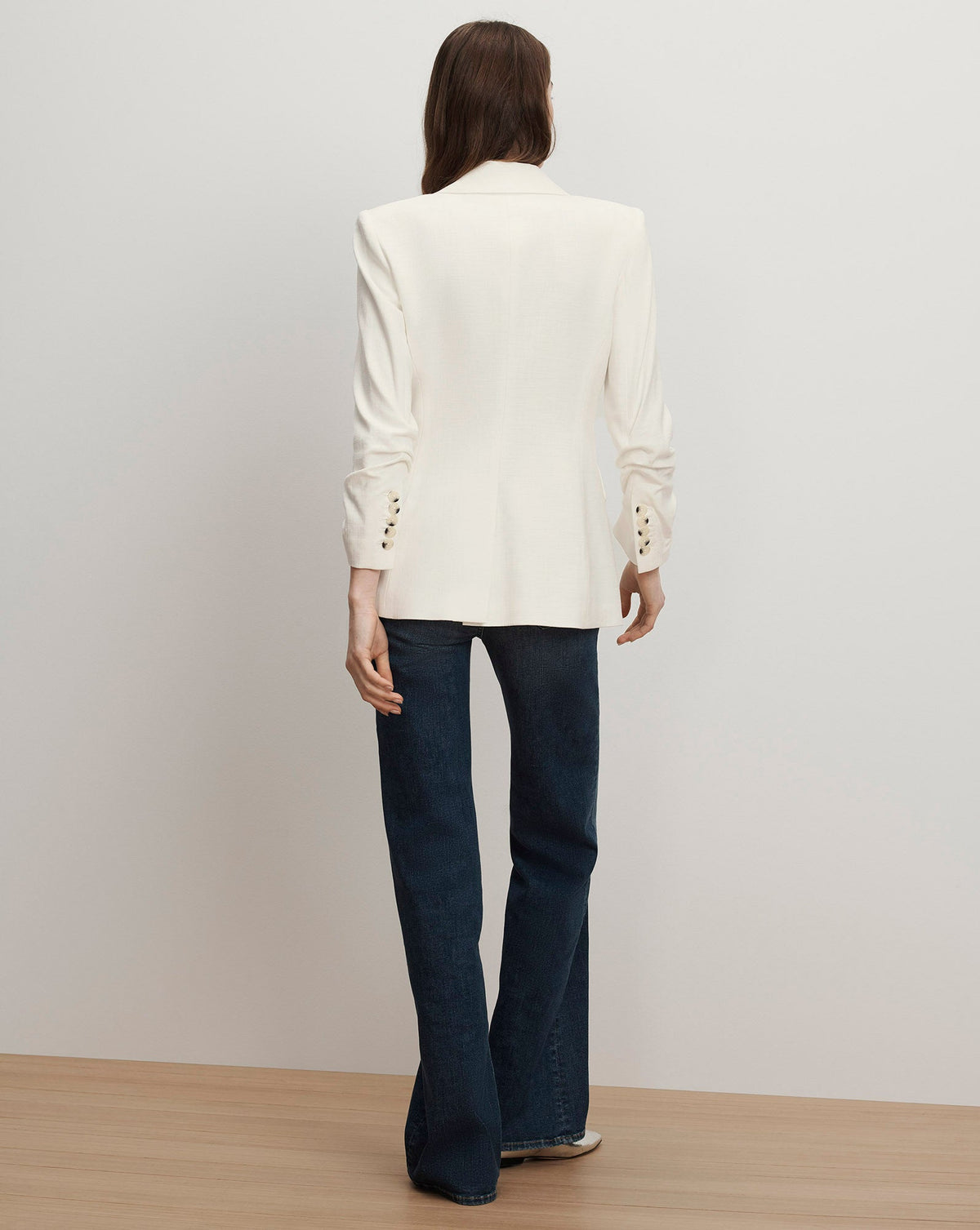Battista Dickey Jacket in Dove White - Veronica Beard Hot Sale