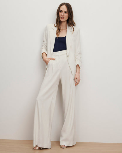 Battista Dickey Jacket in Dove White - Veronica Beard Hot Sale
