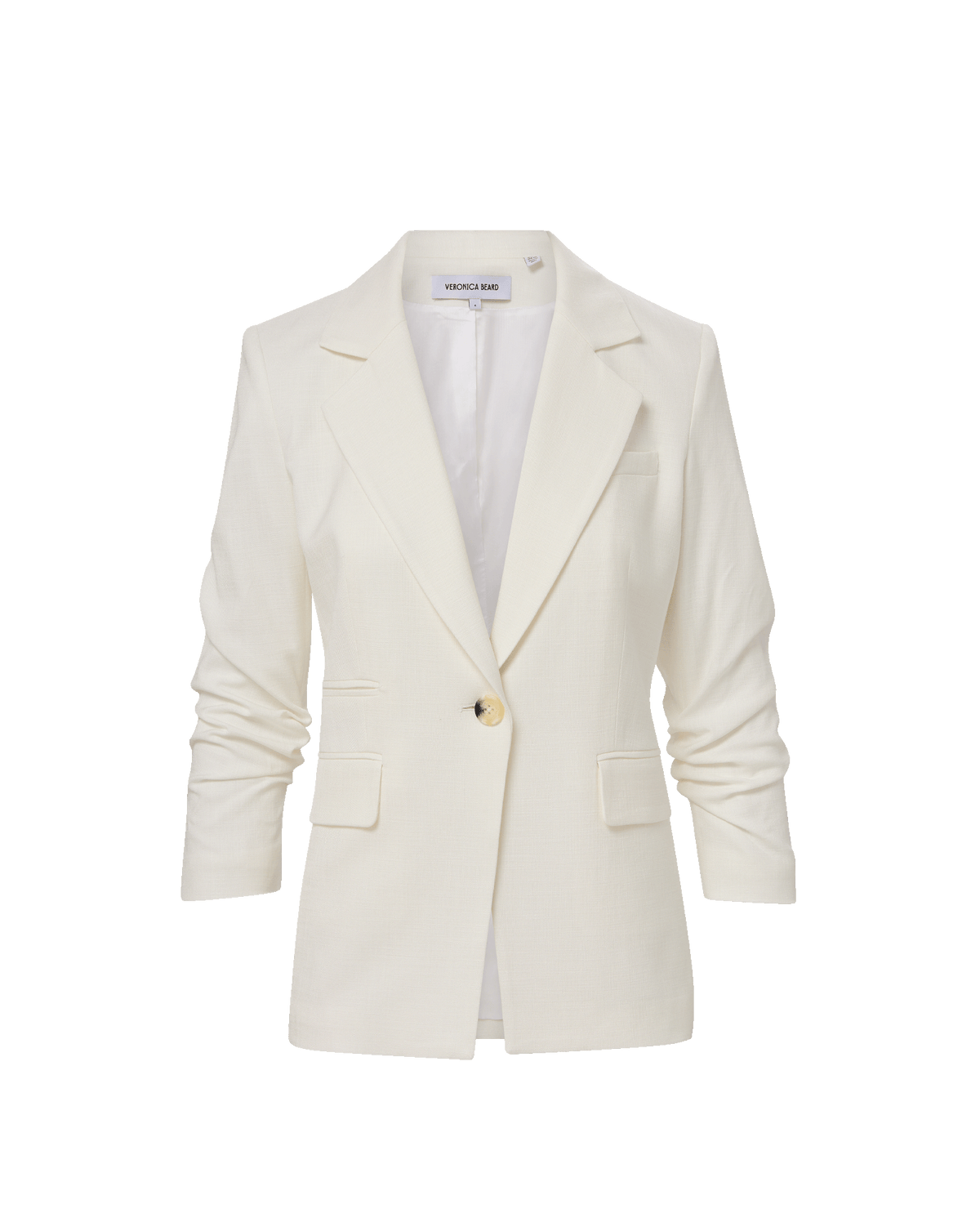 Battista Dickey Jacket in Dove White - Veronica Beard Hot Sale