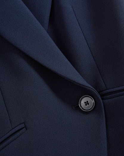 Ciel Tailored Vest in Navy - Veronica Beard Popular