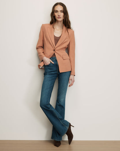 Isaac Dickey Jacket in Chai Pink - Veronica Beard Customer Favorite