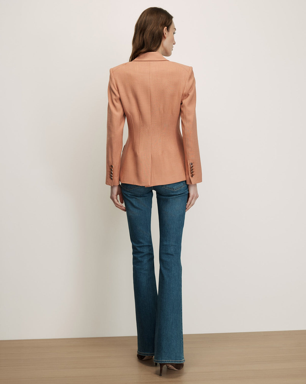 Isaac Dickey Jacket in Chai Pink - Veronica Beard Customer Favorite