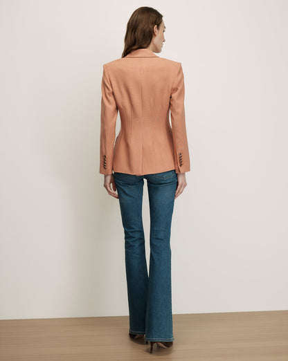 Isaac Dickey Jacket in Chai Pink - Veronica Beard Customer Favorite