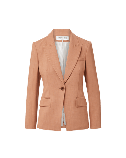 Isaac Dickey Jacket in Chai Pink - Veronica Beard Customer Favorite