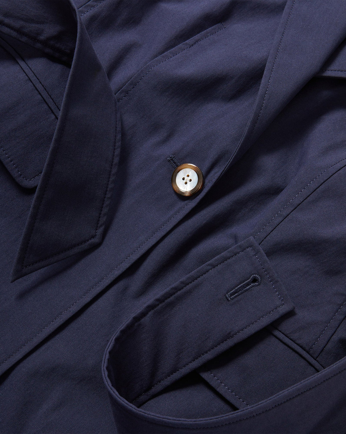 Howard Belted Jacket in Navy - Veronica Beard Best Seller