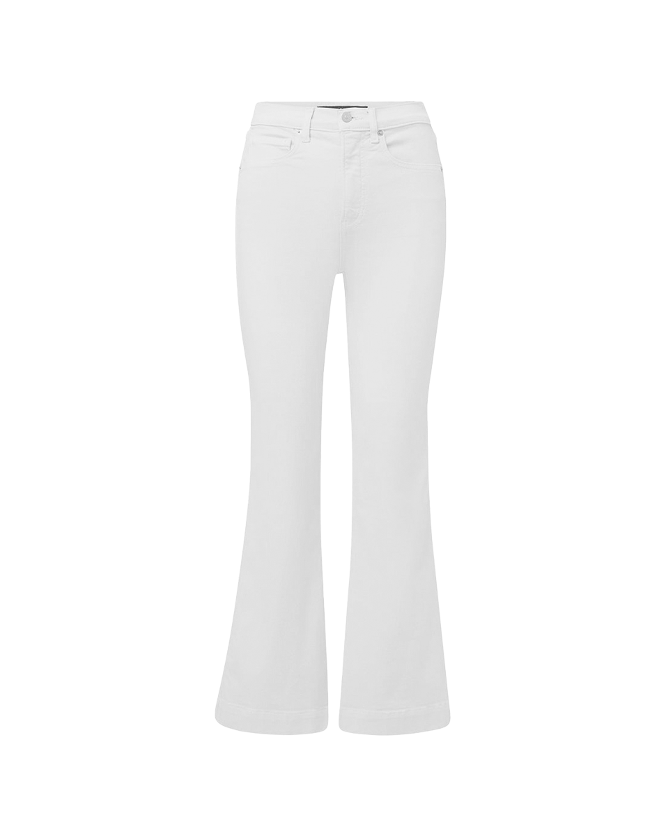 Carson Kick-Flare Jean | Extended in White - Veronica Beard Essential