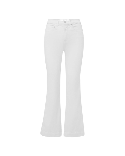 Carson Kick-Flare Jean | Extended in White - Veronica Beard Essential