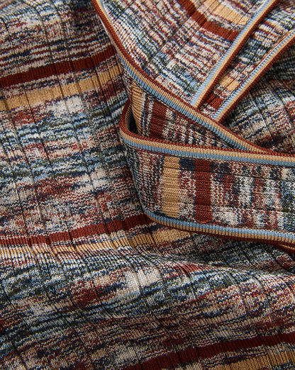 Sandra Knit Tank Top in Rust Multi-Color - Veronica Beard Sale