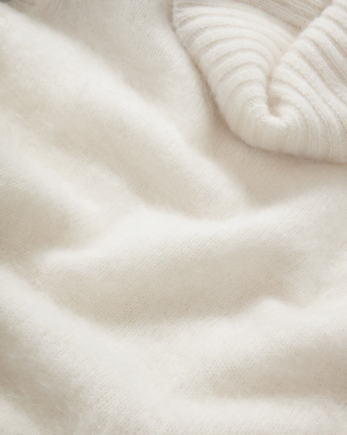 Mazzy Brushed Cashmere Sleeveless Sweater in Ivory - Veronica Beard Recommended