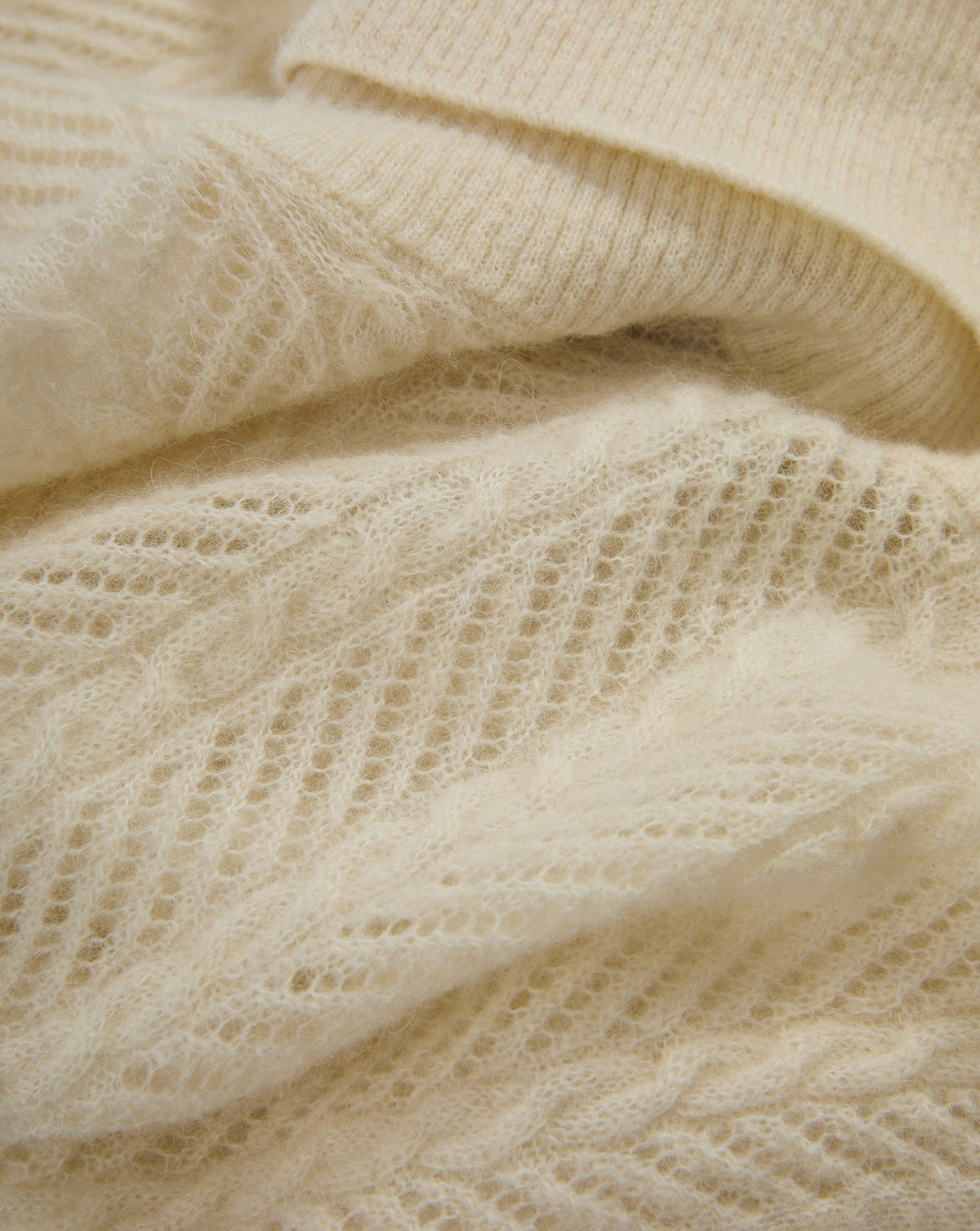 Mazzy Pointelle Sleeveless Sweater in Dove White - Veronica Beard Recommended