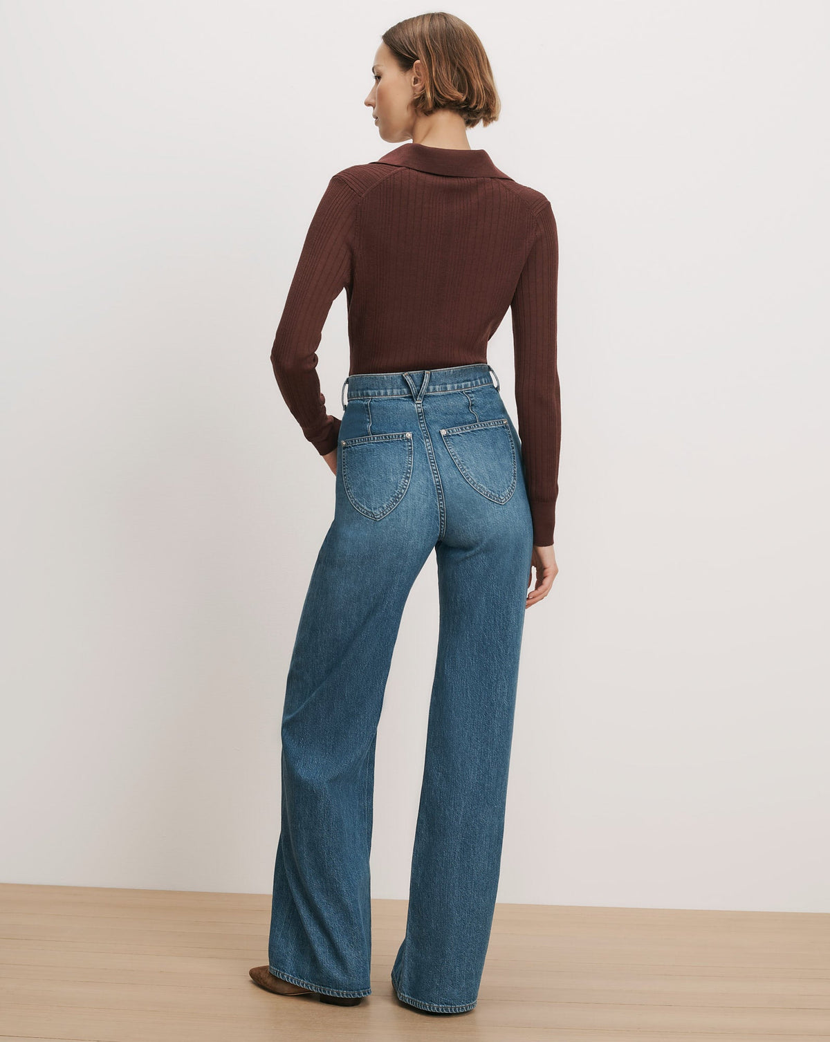 Rouni Merino Wool Pullover in Burgundy - Veronica Beard Discount