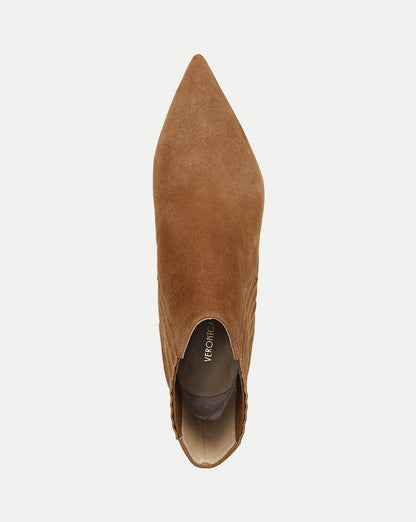 Lisa Mid-Heel Ankle Boot in Hazelwood - Veronica Beard Trusted