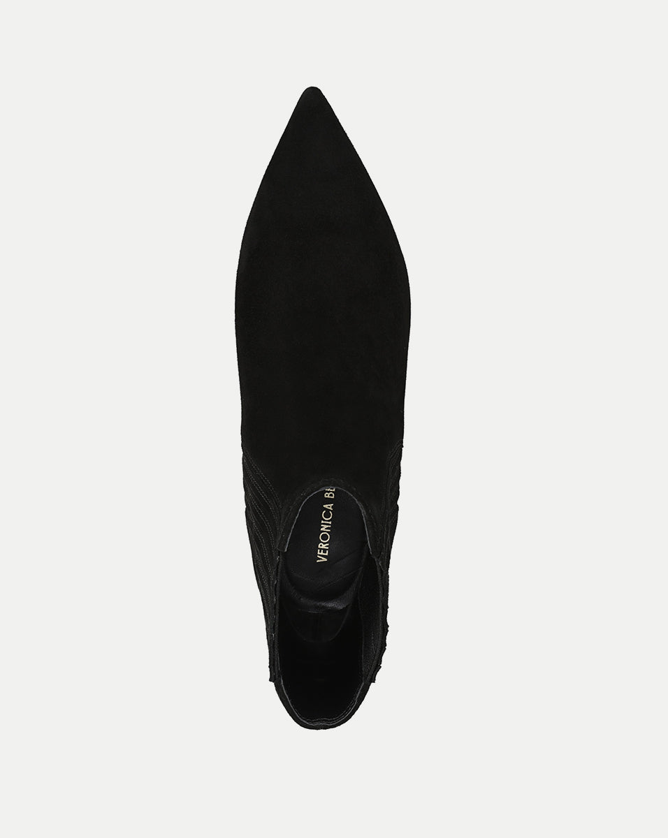 Lisa Kitten-Heel Ankle Boot in Black - Veronica Beard Customer Favorite